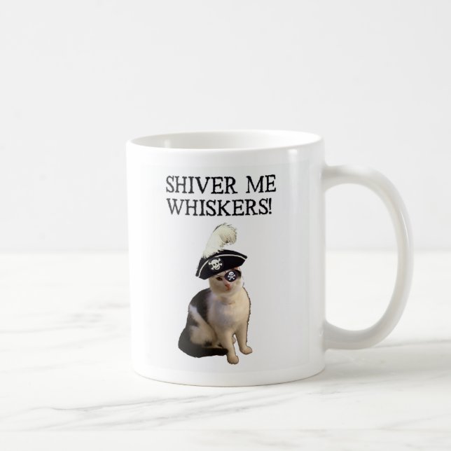 Shiver Me Whiskers Coffee Mug (Right)