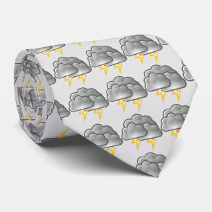 Shivering Rainy Day Clouds Thunder_Cove Tie
