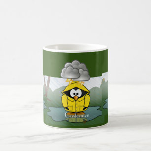 Shivering Rainy Day Penguin Thunder_Cove Coffee Mug