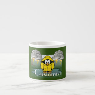 Shivering Rainy Day Penguin Thunder_Cove   Espresso Cup