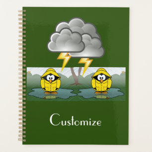 Shivering Rainy Day Penguin Thunder_Cove Planner