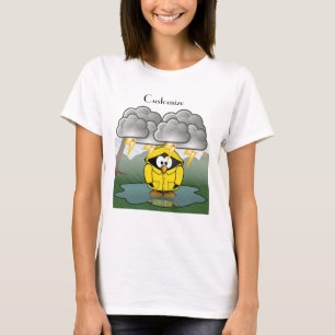 Shivering Rainy Day Penguin Thunder_Cove T-Shirt