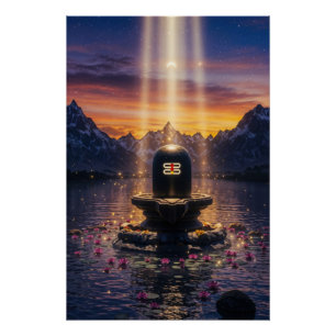 Shivling Lord Shiva Poster