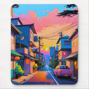 "Shizuka no Michi" (Quiet Street) Mouse Pad
