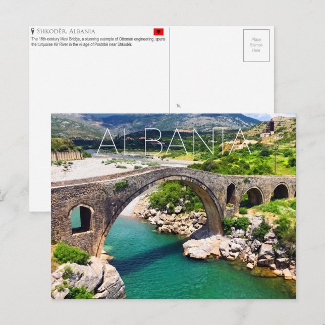 Shkodër, Albania Travel Postcard (Front/Back)