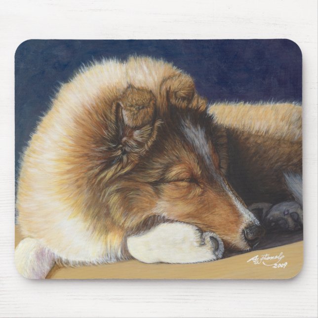 Shltie Shetland Sheepdog Dog Mouse Pad (Front)