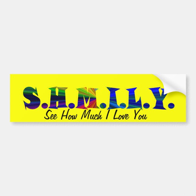 SHMILY Bumper Sticker (Front)