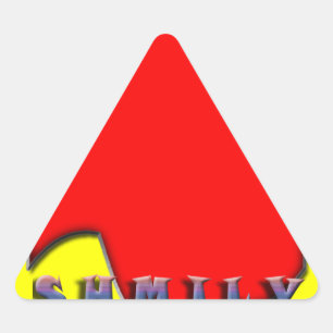 SHMILY Triangle Sticker