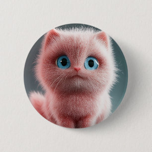 Shmu - The pink kitty 6 Cm Round Badge