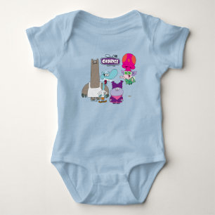 Shnitzel, Mung, Chowder, and Truffles Baby Bodysuit