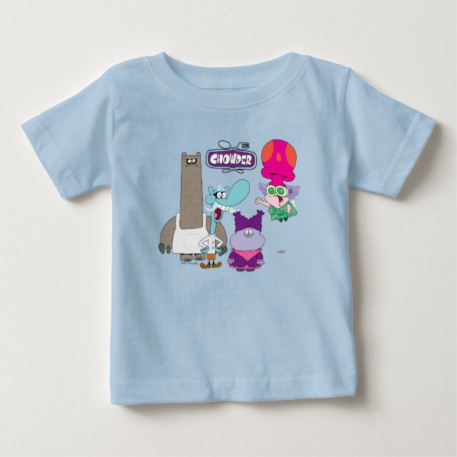Shnitzel, Mung, Chowder, and Truffles Baby T-Shirt (Front)