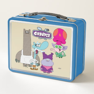 Shnitzel, Mung, Chowder, and Truffles Metal Lunch Box