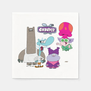 Shnitzel, Mung, Chowder, and Truffles Napkin