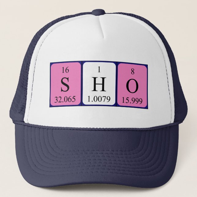 Sho periodic table name hat (Front)