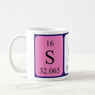 Sho periodic table name mug