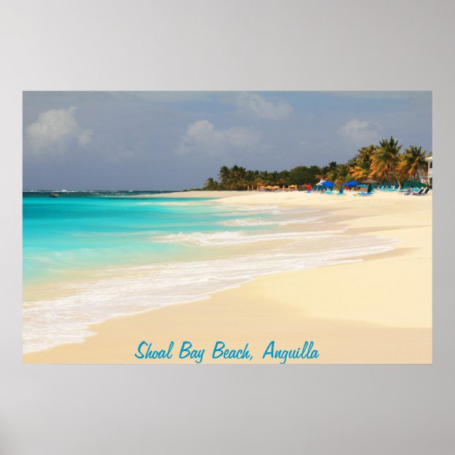 Shoal Bay Beach, Anguilla Poster (Front)