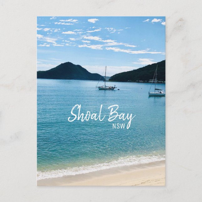 Shoal Bay Port Stephens NSW Postcard (Front)