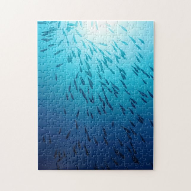 Shoal of fishes jigsaw puzzle (Vertical)