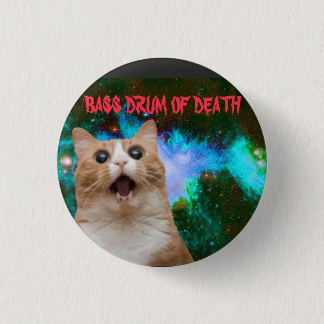 Shock and Awe ... Bass Drum of Death 3 Cm Round Badge (Front)