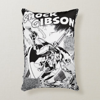 'SHOCK Gibson' Action Comic Strip Pillow