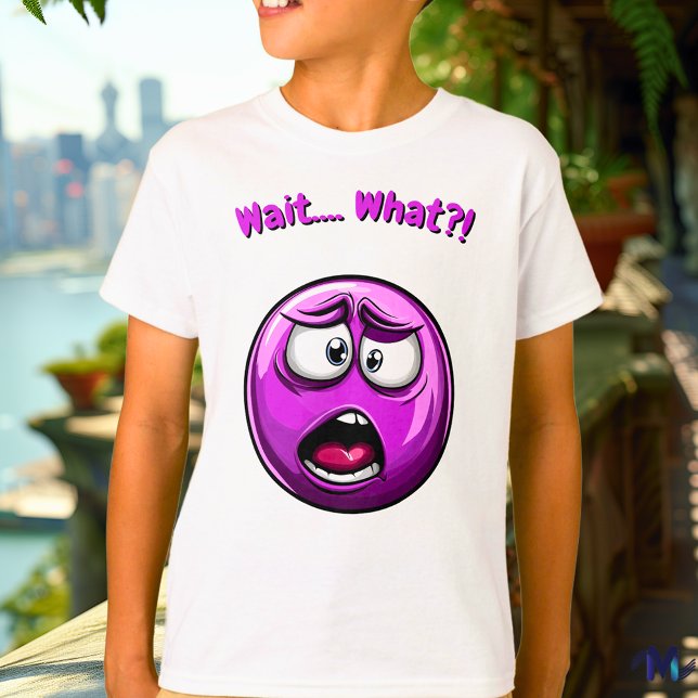 Shocked Purple Emoji – Fun and Expressive Design T-Shirt (Creator Uploaded)