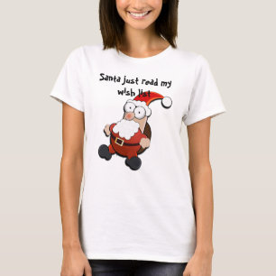 Shocked Santa Claus Christmas T-Shirt