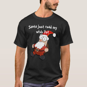 Shocked Santa Claus Christmas T-Shirt