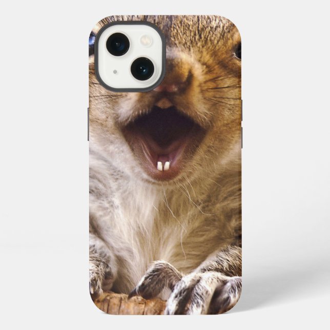Shocked Squirrel iPhone Case (Back)