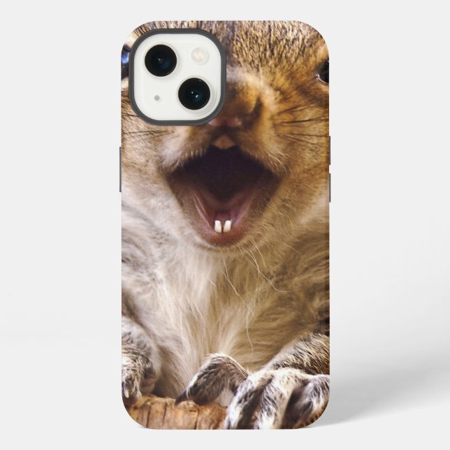 Shocked Squirrel iPhone Case (Back)