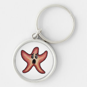 Shocked Starfish Key Ring