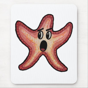 Shocked Starfish Mouse Pad