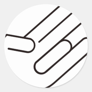 Shocker Classic Round Sticker