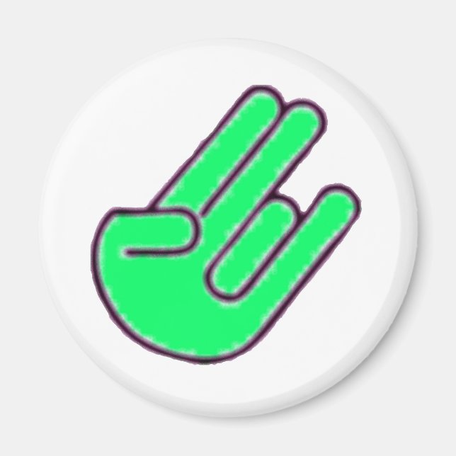 Shocker Hand Symbol Magnet (Front)
