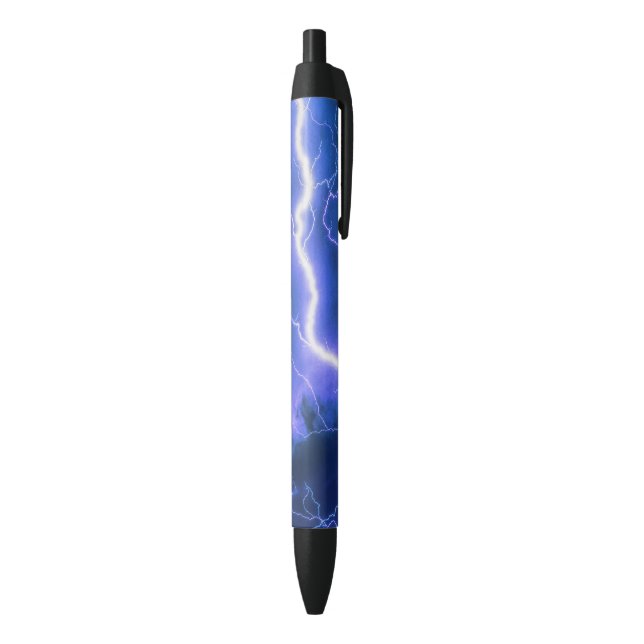 Shocking Lightning Strike Black Ink Pen (Bottom (Vertical))
