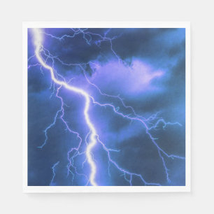 Shocking Lightning Strike Napkin