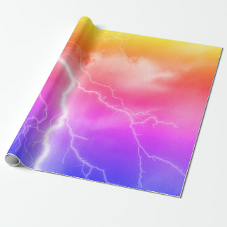 Shocking Lightning Strike  Wrapping Paper