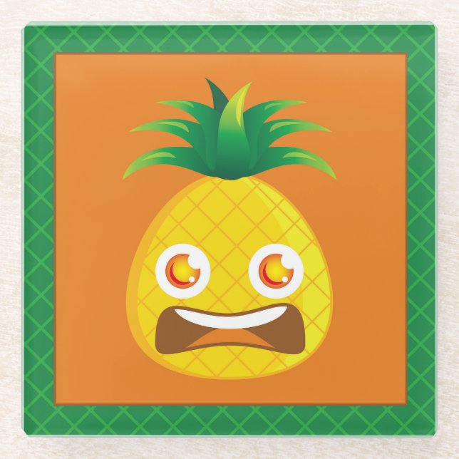 Shocking Pineapple Coaster (Front)