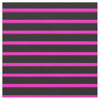 Shocking Pink and Black Stripes