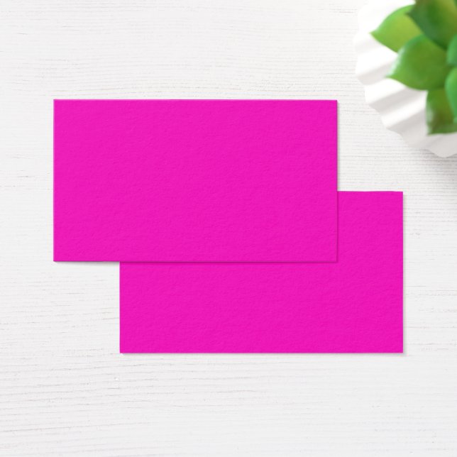 Shocking Pink Profile Card (Desk)