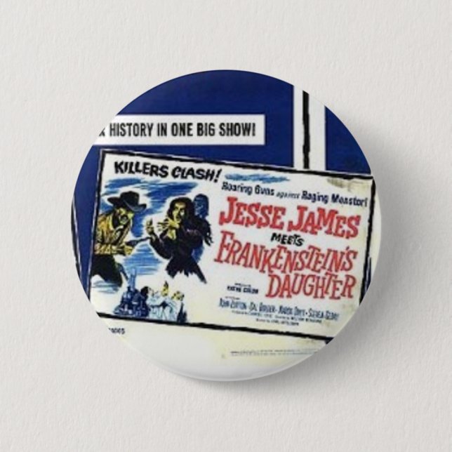 Shockorama JesseJames frankenstein daughter button (Front)