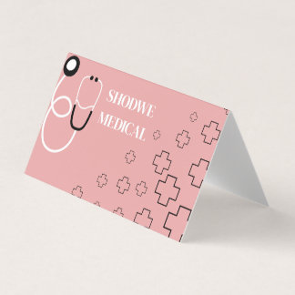 Shodwe Medical - Modern Healthcare Branding Design Business Card