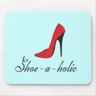 Shoe-a-holic Mouse Pad