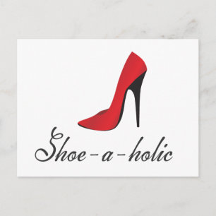 Shoe-a-holic Postcard
