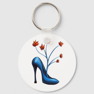 Shoe Addict High Heels Art Fashionista Key Ring