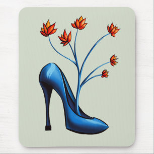 Shoe Addict High Heels Art Fashionista Mouse Pad