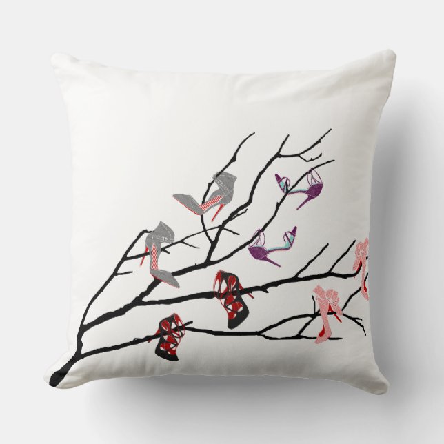 Shoe Branch Lumbar Pillow (Front)