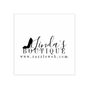 Shoe Closet Online Boutique Clothing Logo Rubber Stamp