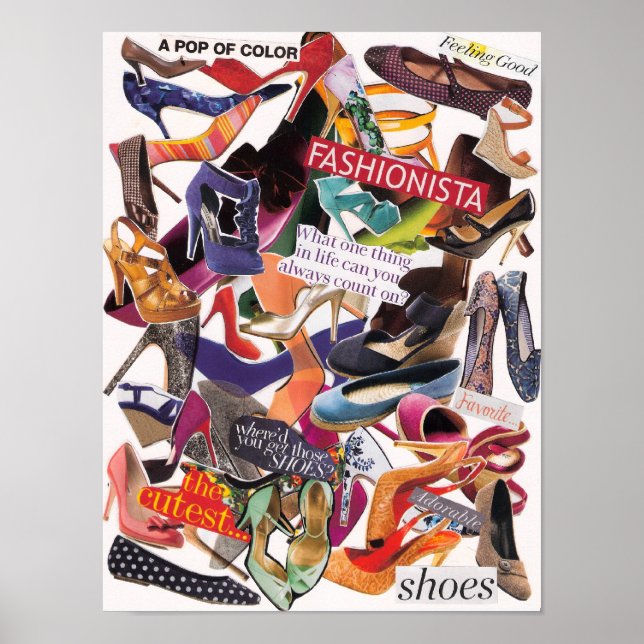 Shoe Collage Poster (Front)