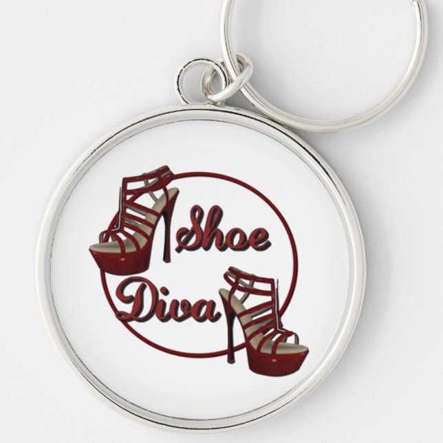Shoe Diva Women's Humour Key Chain (Front)