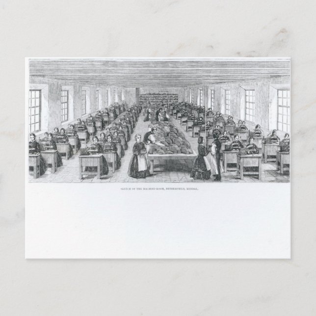 Shoe Factory Postcard (Front)